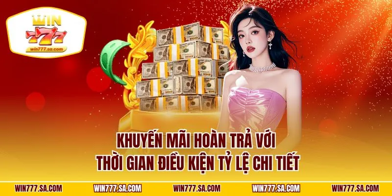 Khuyến mãi hoàn trả với thời gian điều kiện tỷ lệ chi tiết